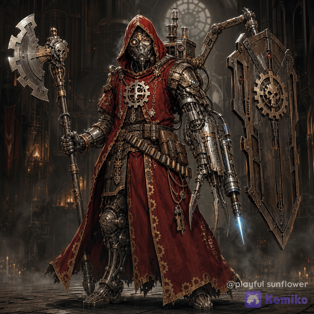 Kormax Proxium the priest of Gond, the god-blacksmith