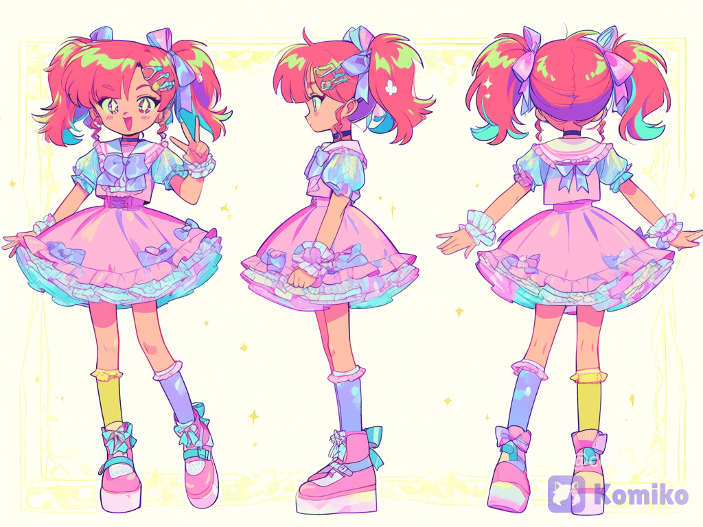 Anime reference sheet