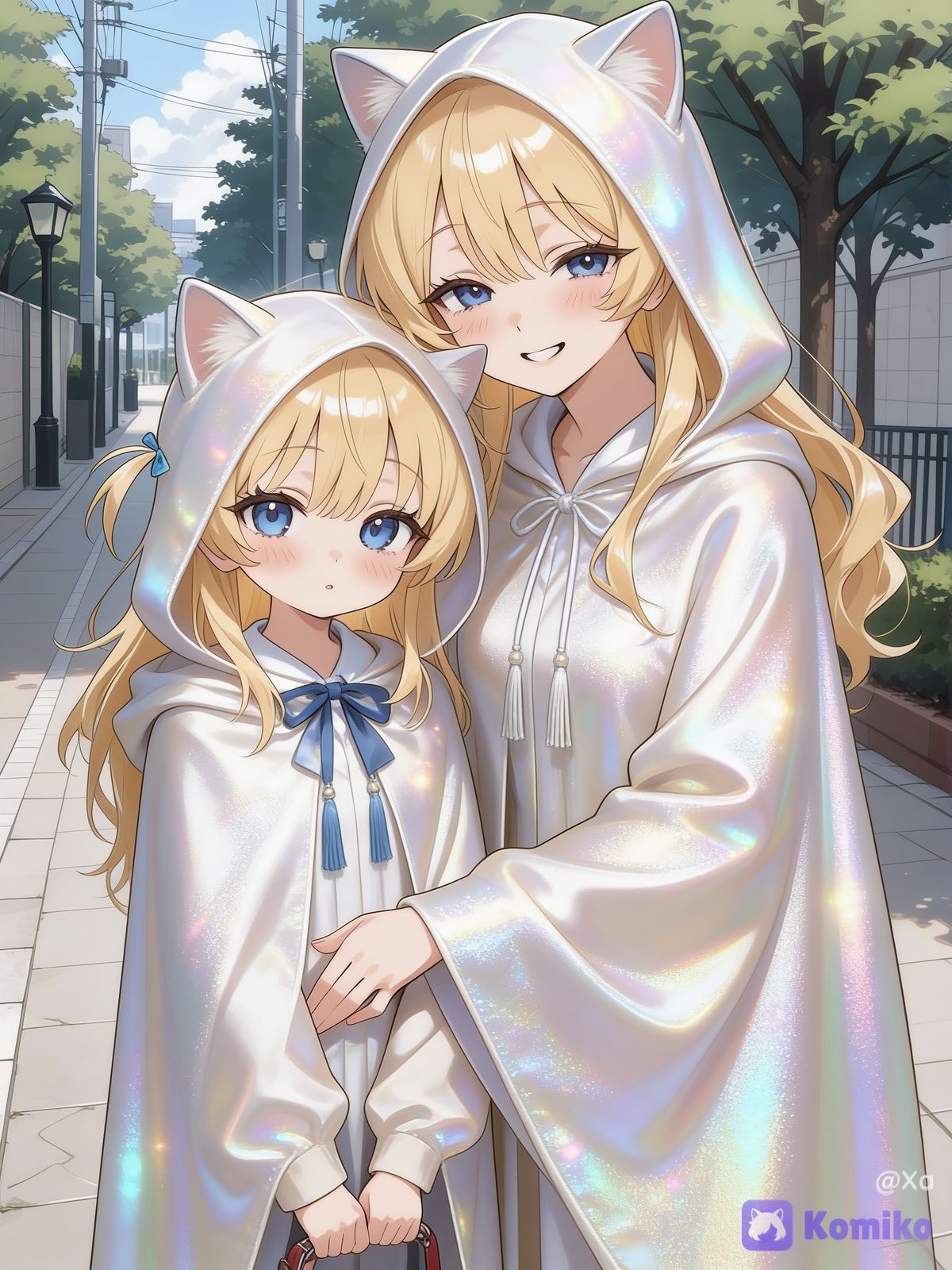 A new purchase for mother and daughter