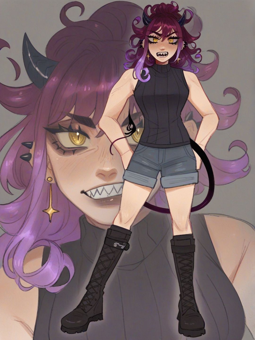 Cute demon girl