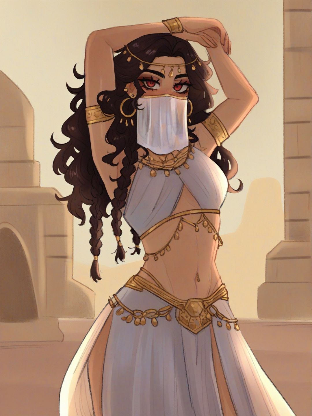 A belly dancer named samira