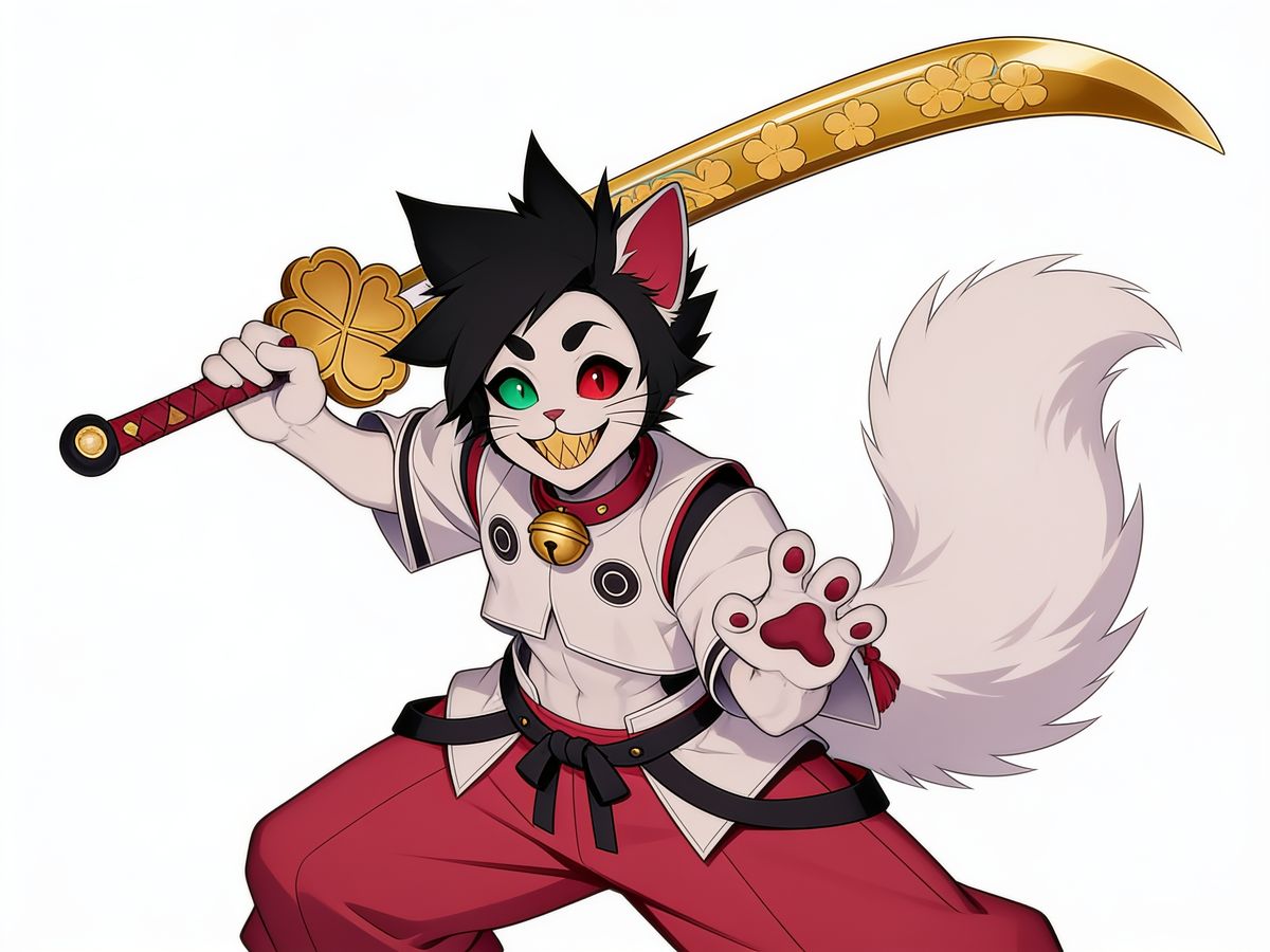 White_neko e sua adaptação da sorte🐾⚔️