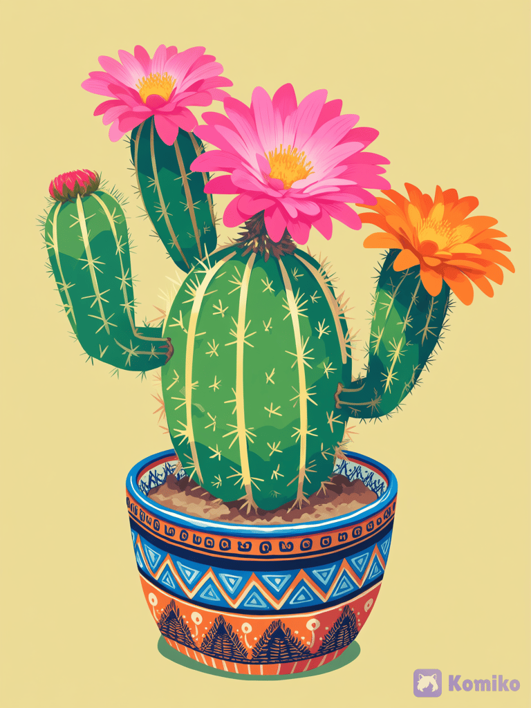 Flor de cactus 🌵