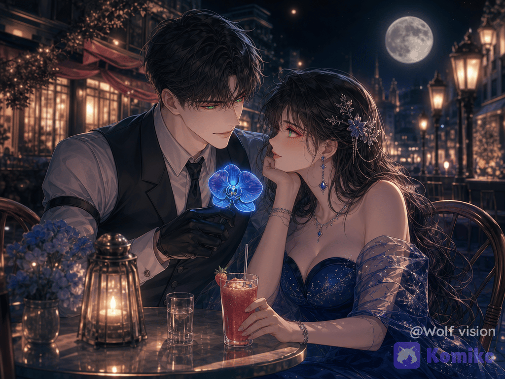 For a charming lady . Une fleur de lune pour la princesse de cette nuit