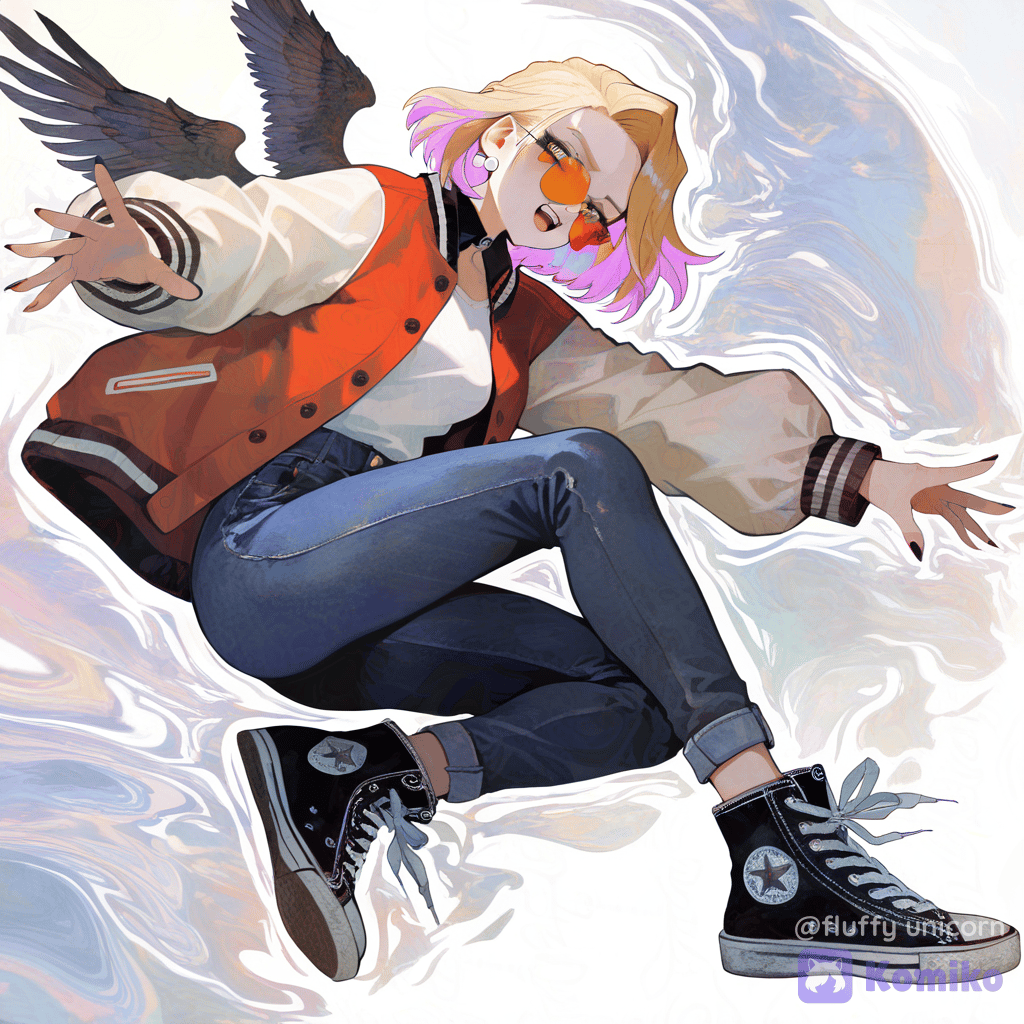 Himiko jumping