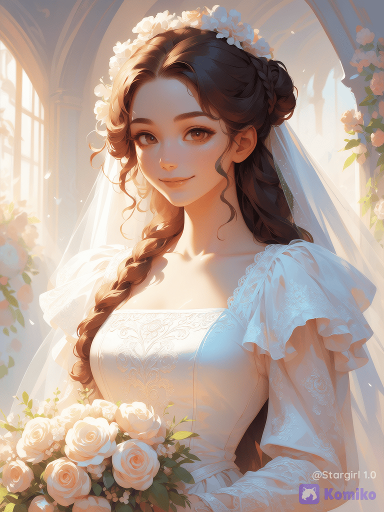 The bride is coming