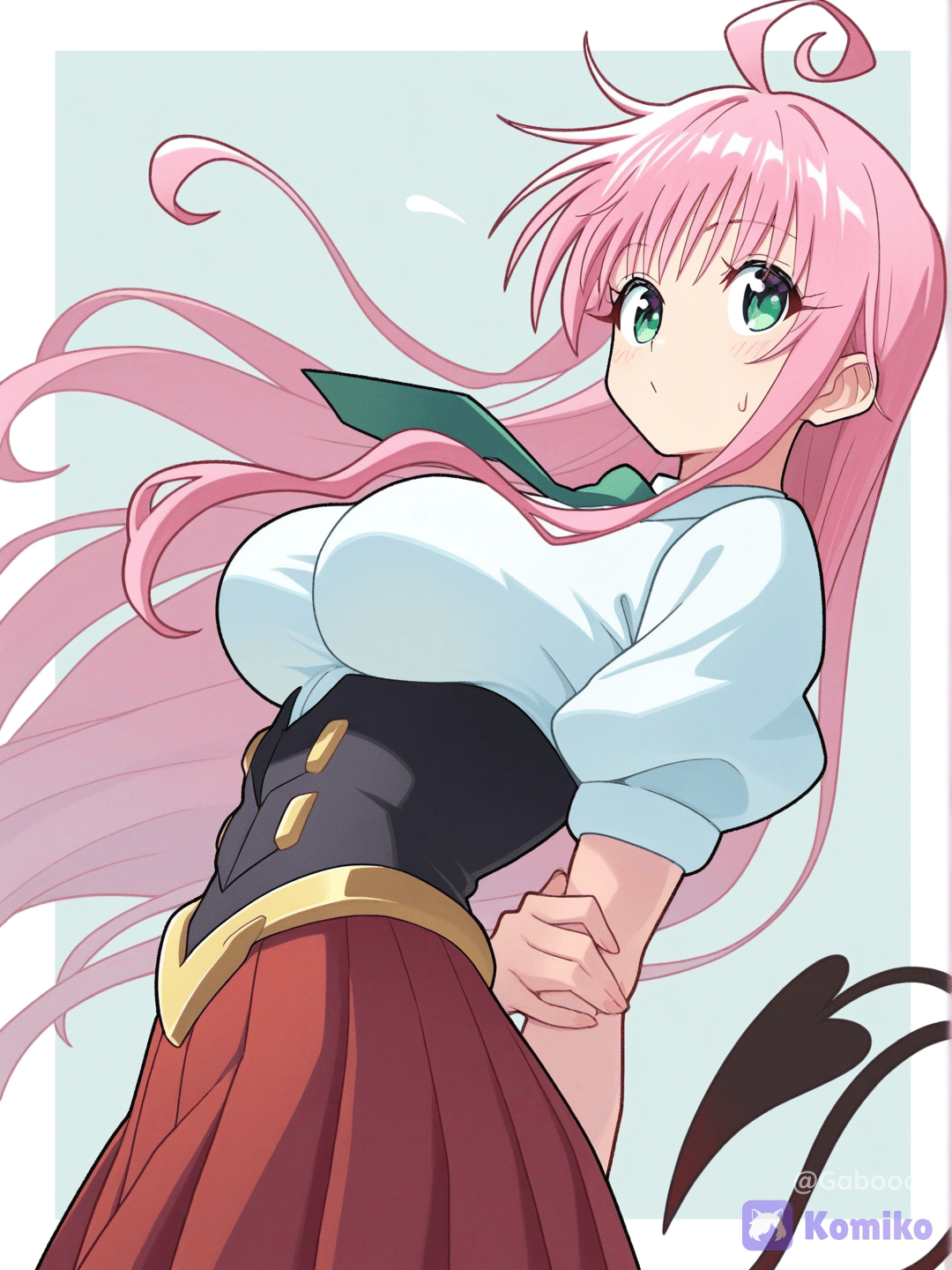 Lala Satalin Deviluke estudiante de intercambio en kuoh