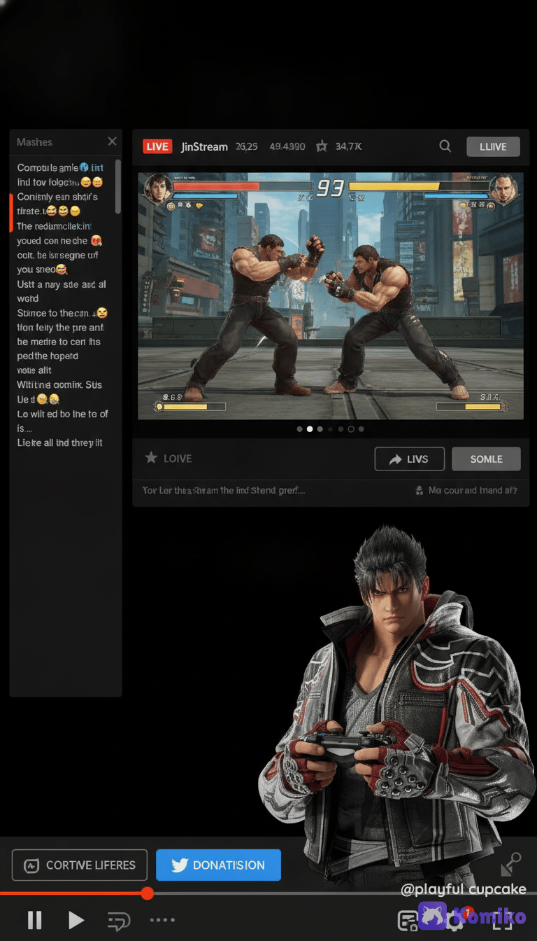Jin Kazama becomes a VTuber!