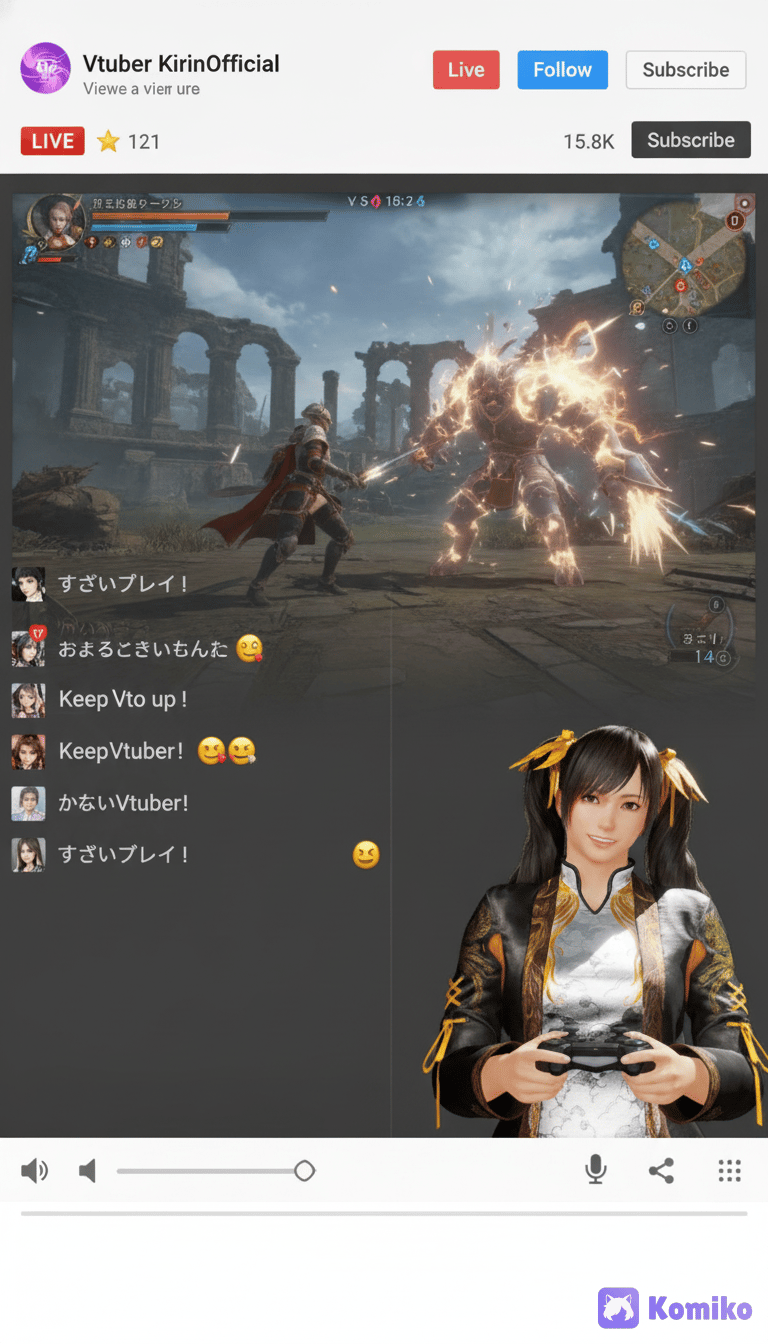 Ling Xiaoyu becomes a VTuber!