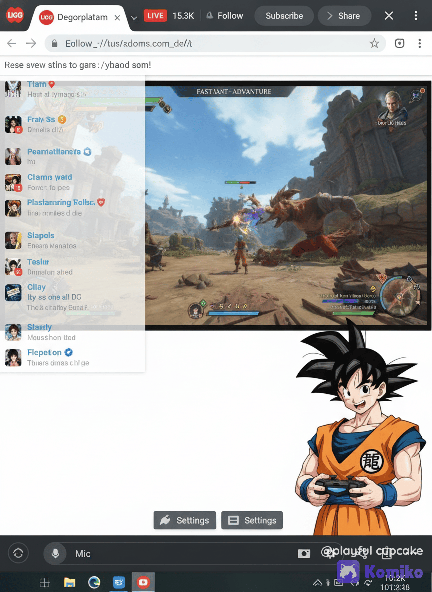 Goku becomes a VTuber!