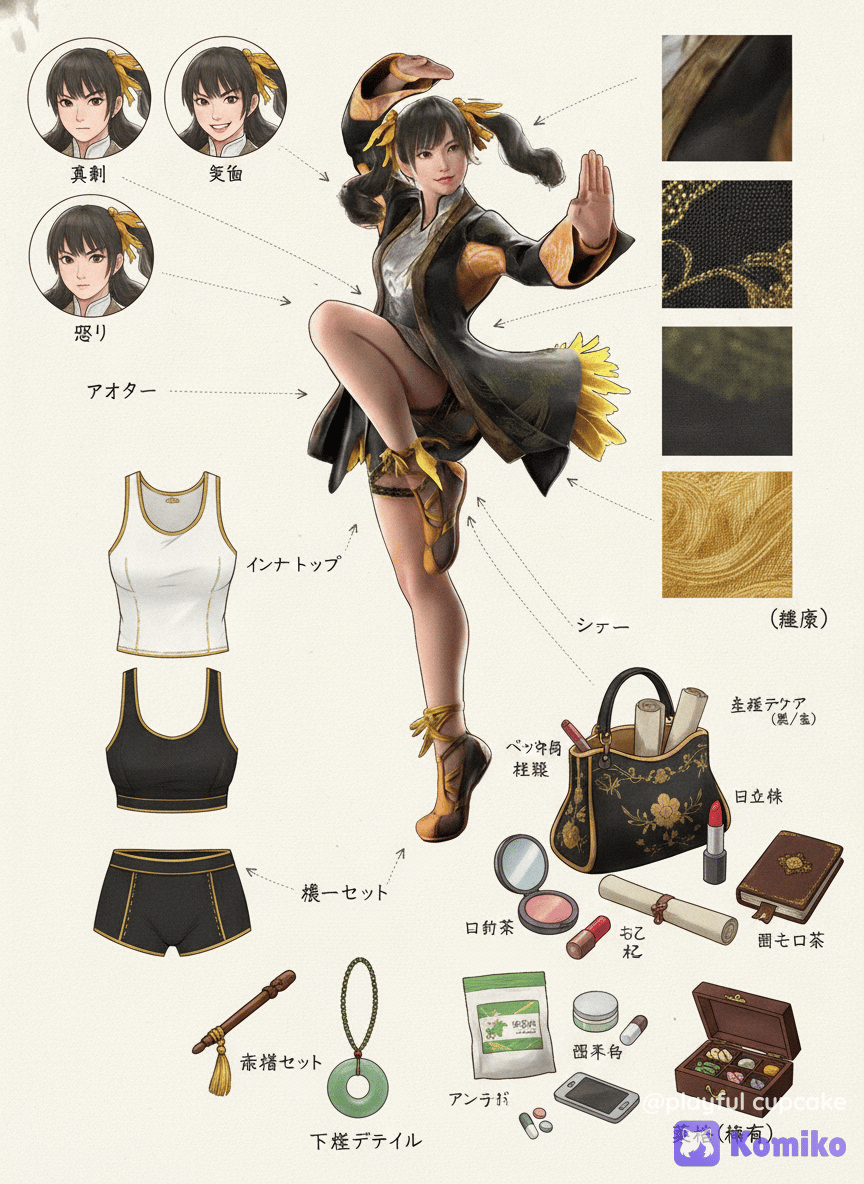 Ling Xiaoyu's character breakdown