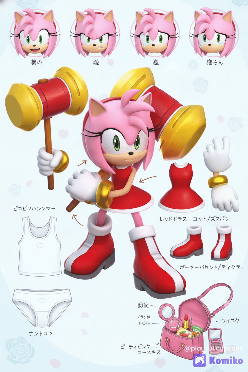 Amy Rose's character breakdown