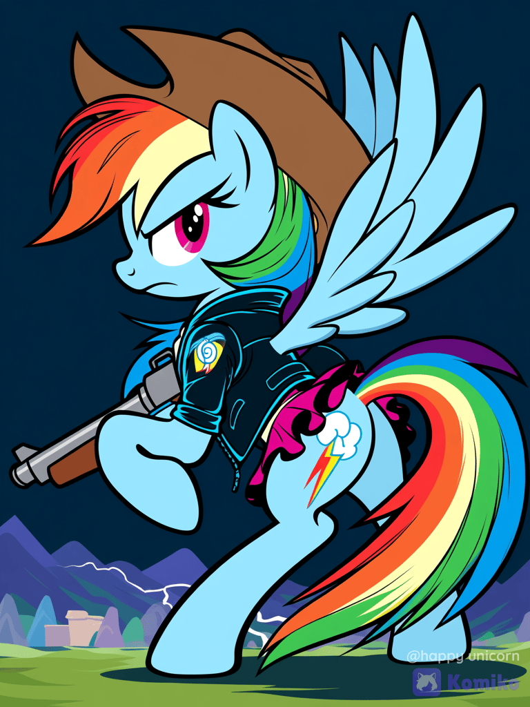 Badass Rainbow Dash