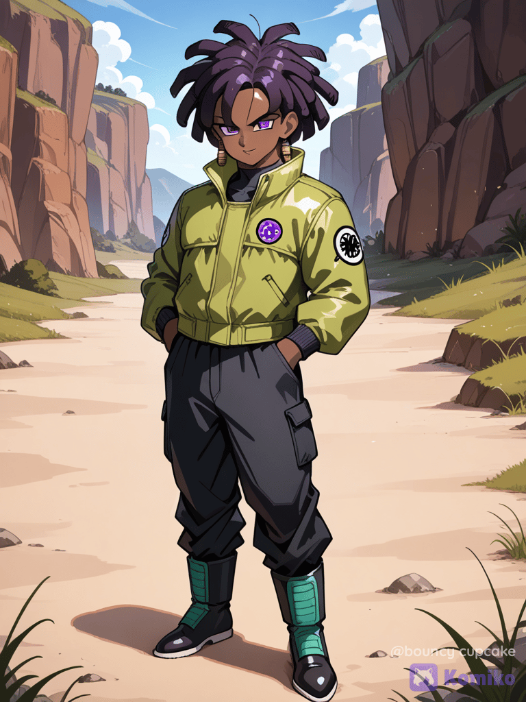 Weak saiyan that is powerful