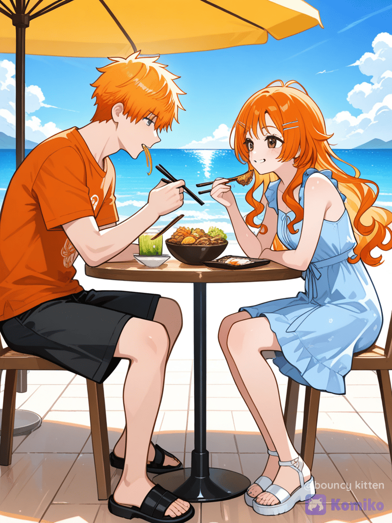 Ichigo x Orihime lunch date