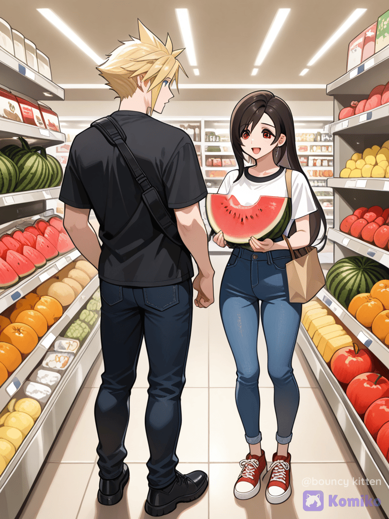Cloud x Tifa shopping date