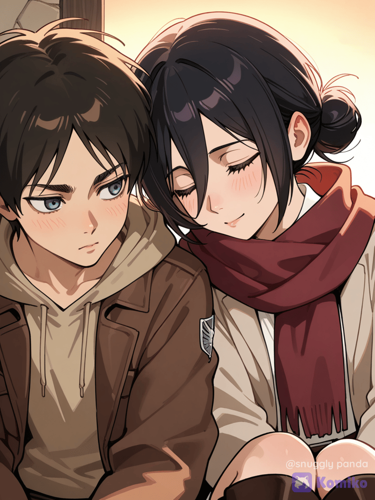 Eren & Mikasa Golden Hour 💕