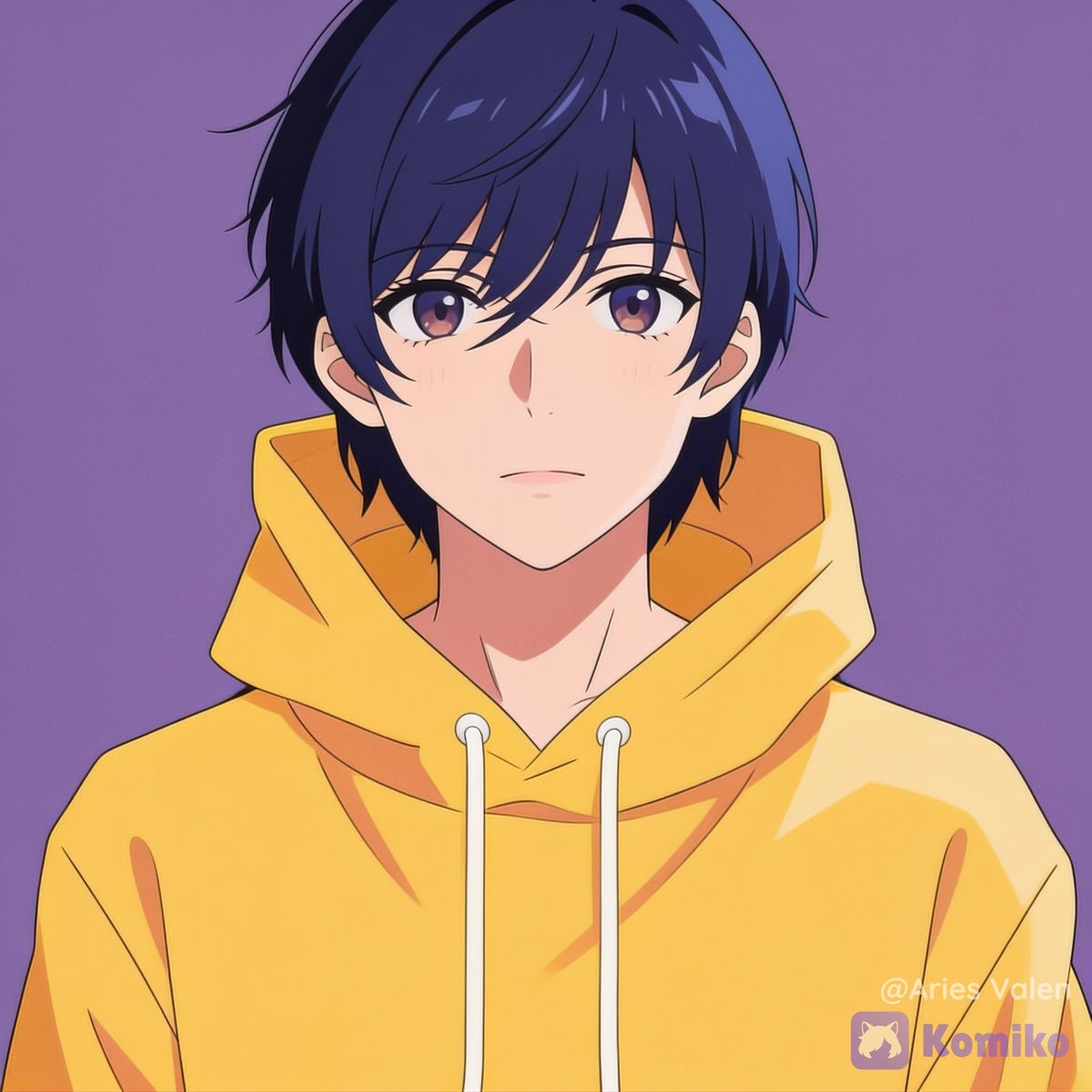 Hoodie Kuning Si Gemoy 💛