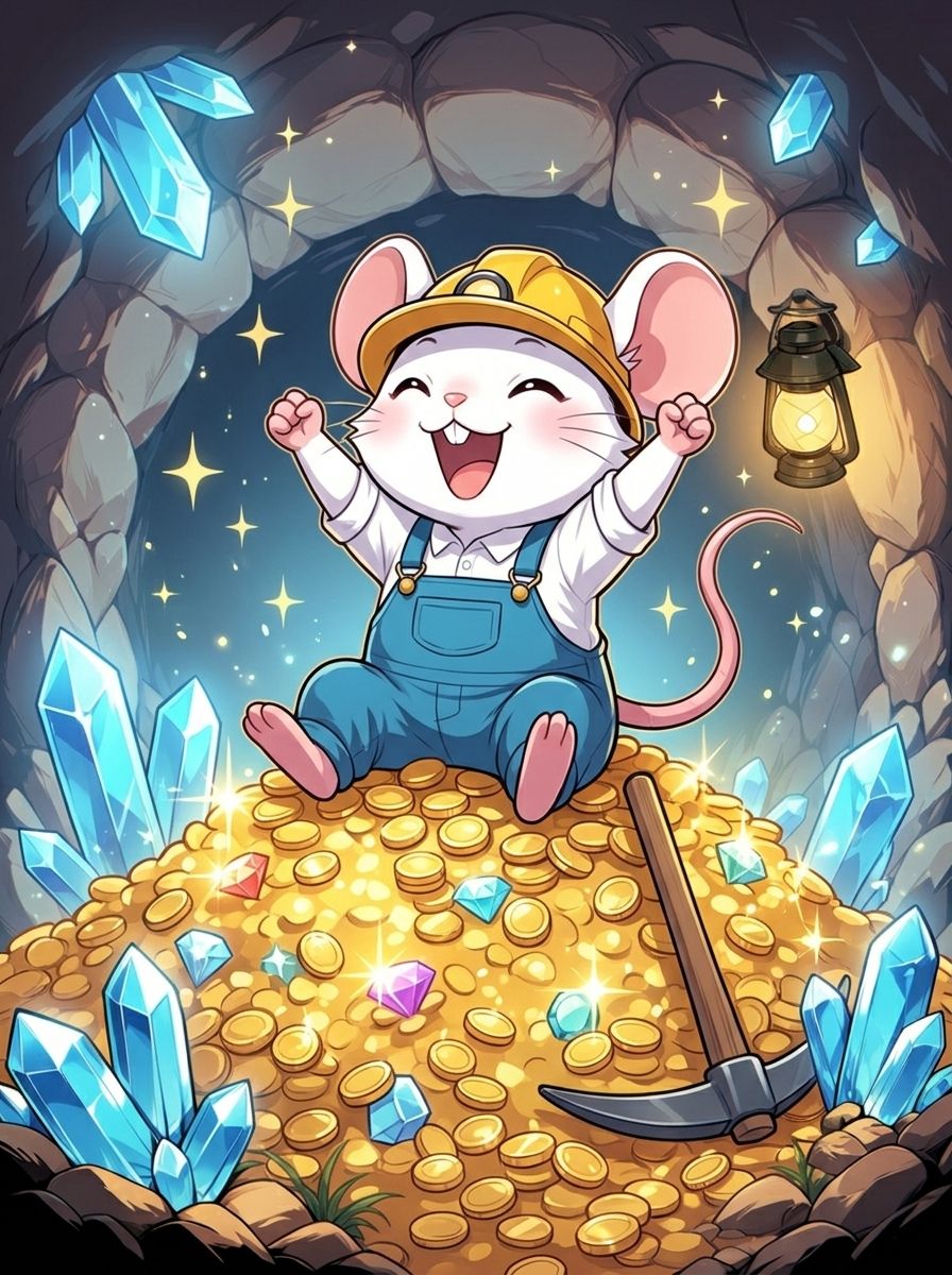 He loves his treasure 😊