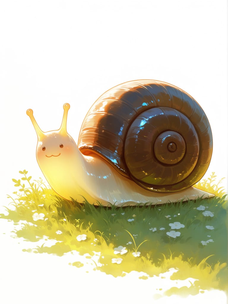 Just a happy little snail 😊