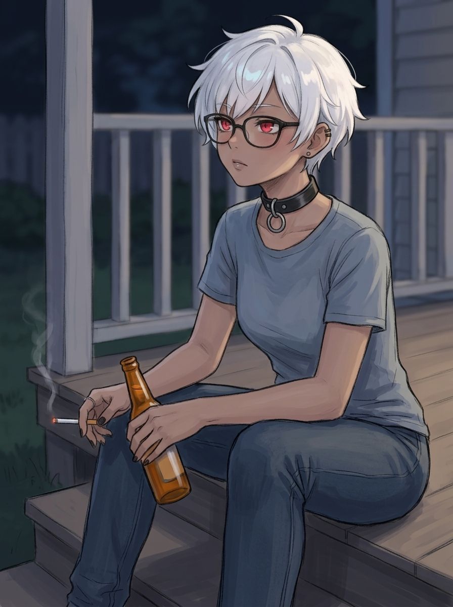 Just enjoying the night air