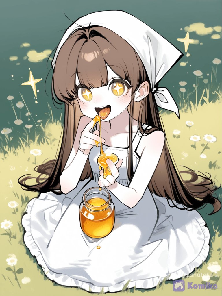 she love honey !!