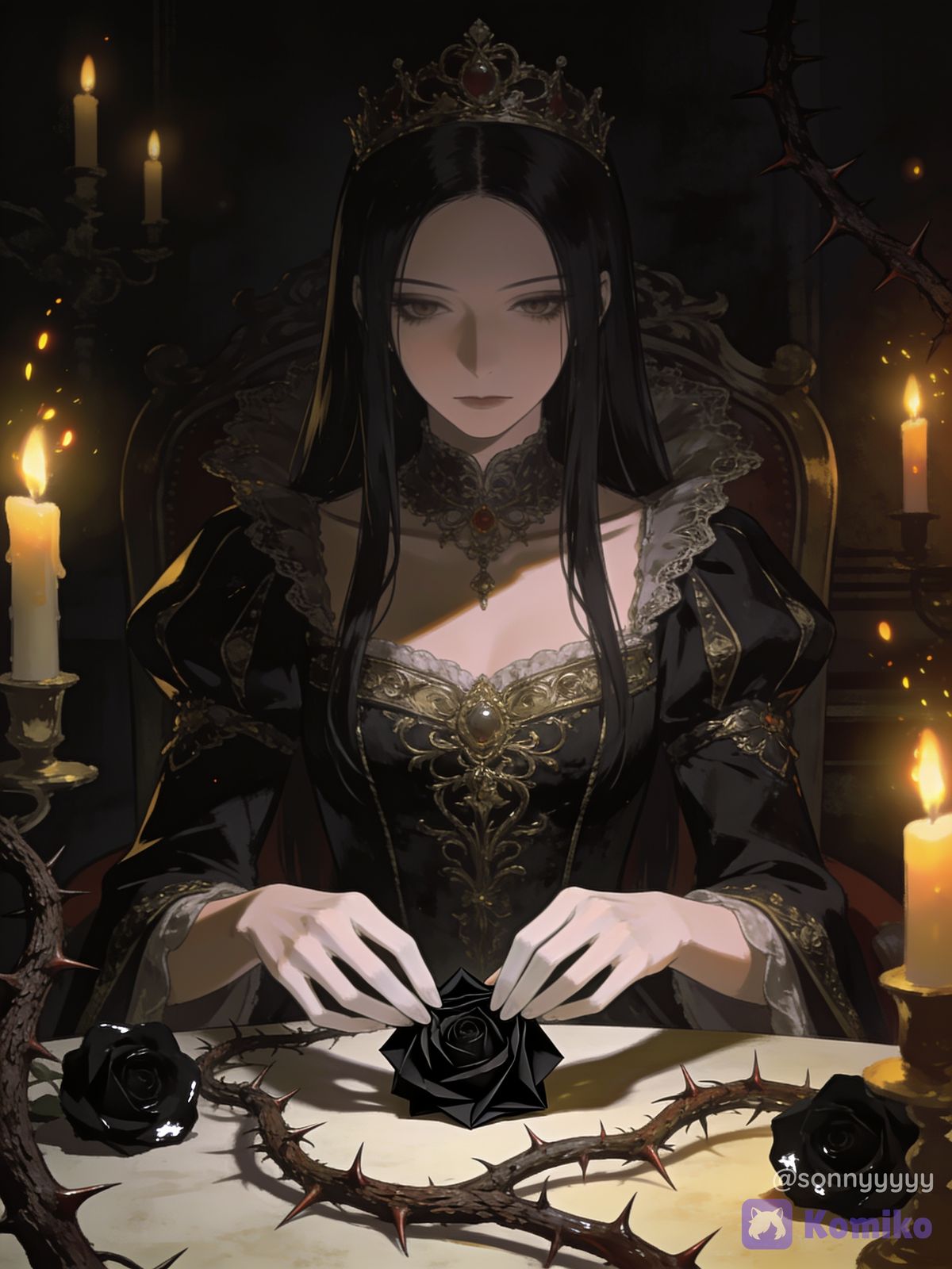 Black Rose Queen 🖤👑