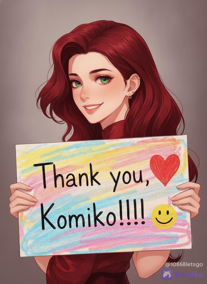 Thank you Komiko