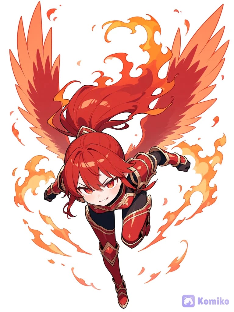 Chibi Fire knight