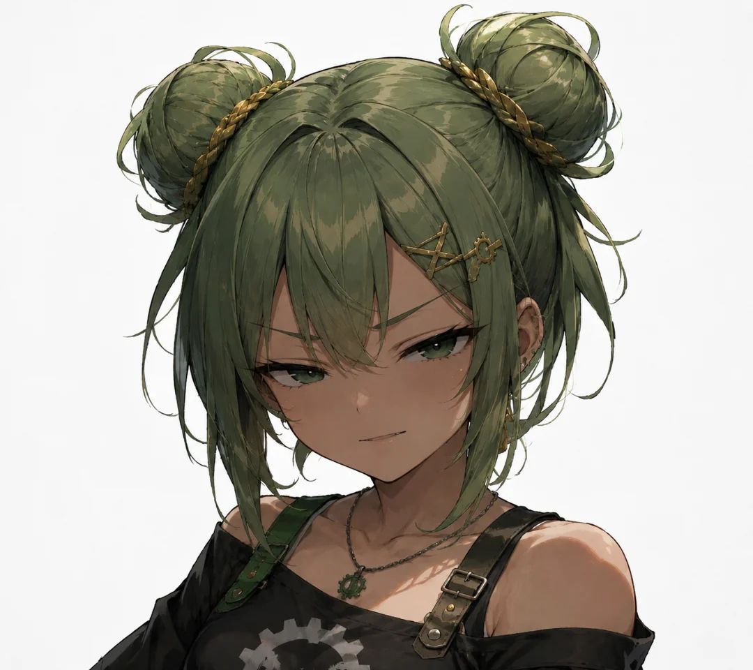 怖い顔のミドリちゃん