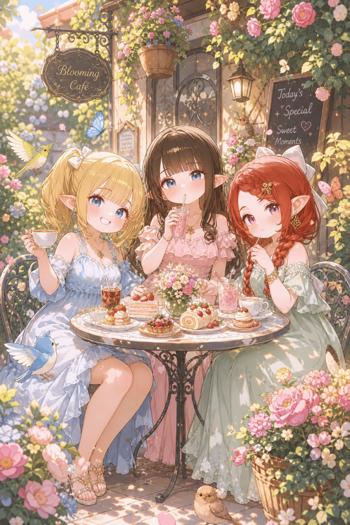 Lalafell Sisters — Cafe Chillin’