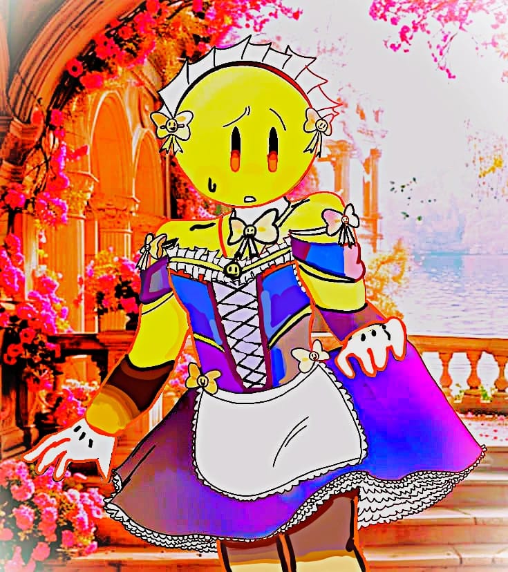 verity in a maid dress ¯\_( ͡° ͜ʖ ͡°)_/¯