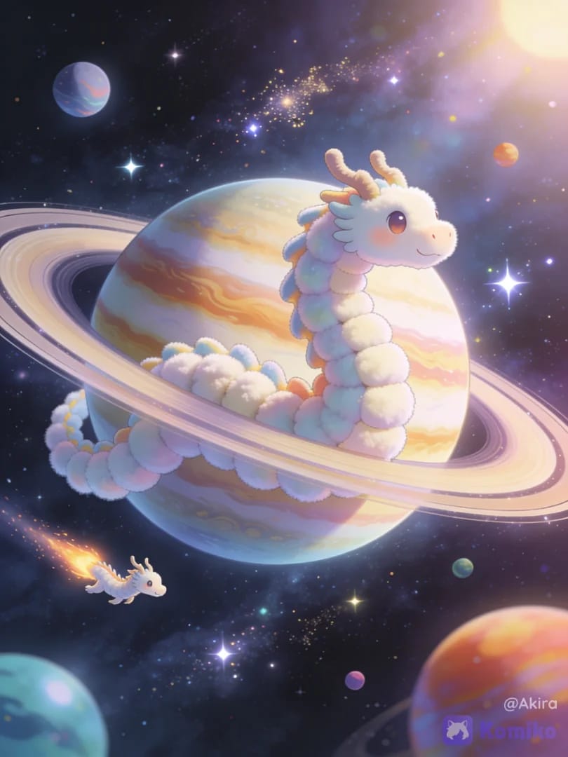 Cute Dragon 🪐 (Planet? or... something else?...)