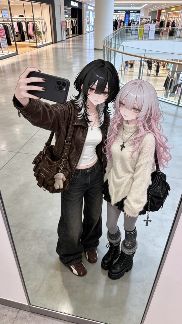 Shopping at the mall with my bestie 😘😍