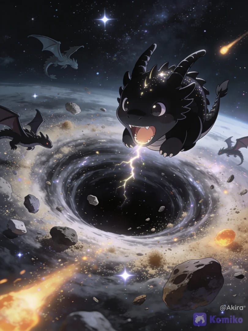 Cute Dragon 🌀⚫️ (Black hole)