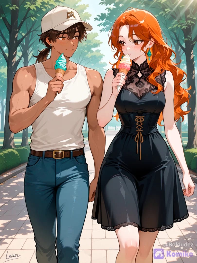 Linda and Nerville's Ice Cream Date
