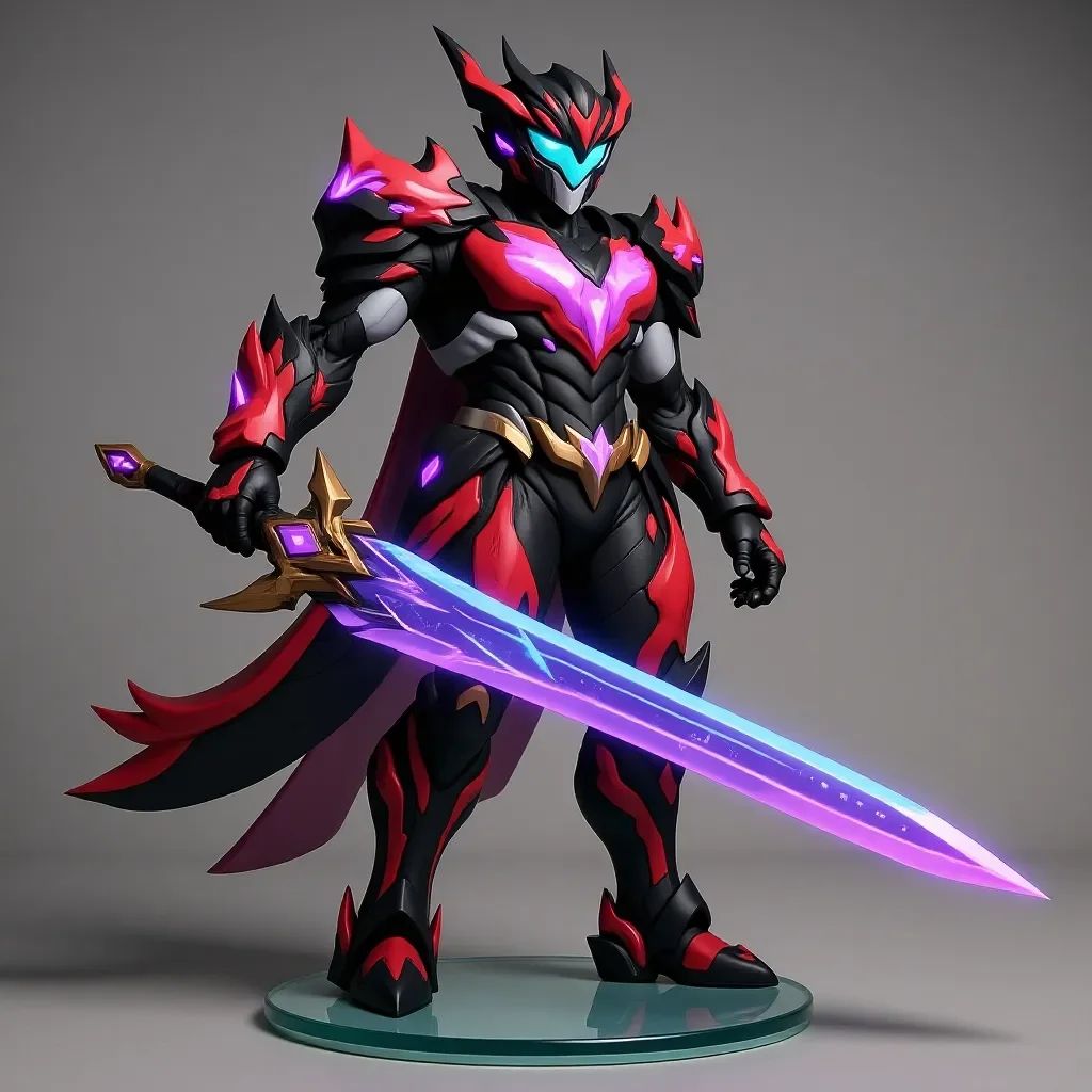 The Action Figures Of Kael Ryujin And Kamen Rider Zio-Saber