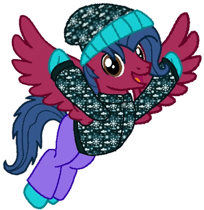 Fast Cloud in winter outfit