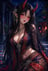 black hair devil girl