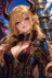Blonde devil girl 