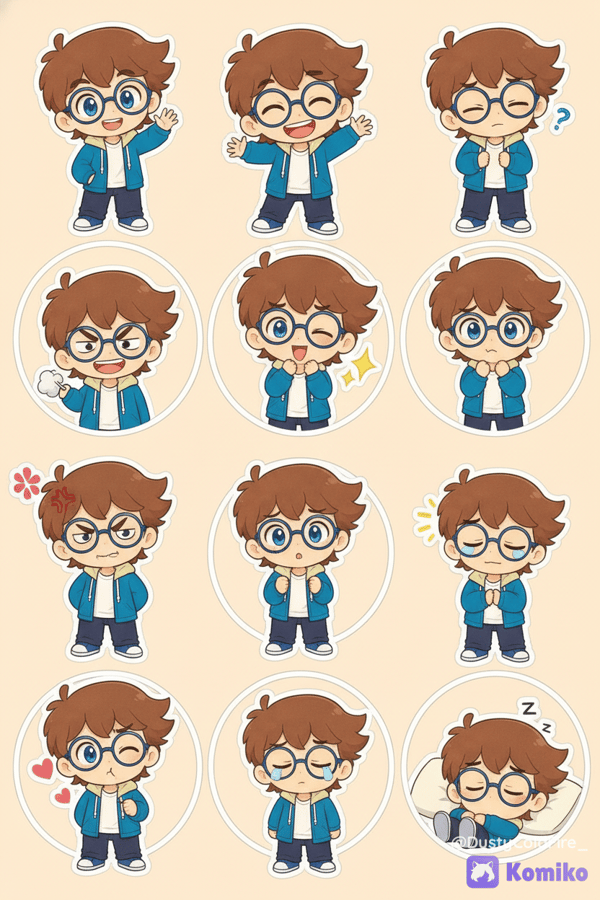 Dusty stickers