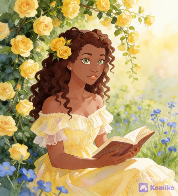 Cicely in roses