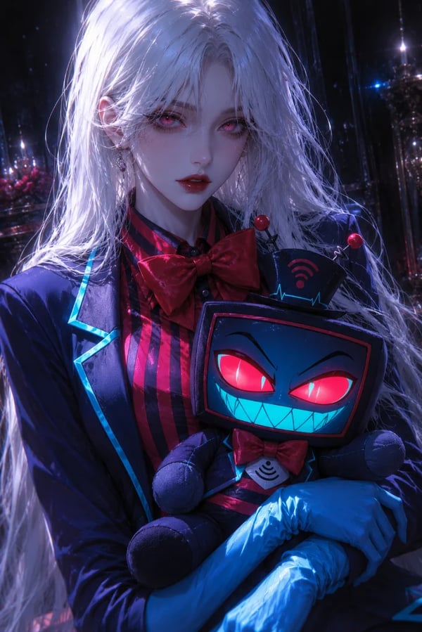 My Girl In Vox's Suit! (⁠ ⁠ꈍ⁠ᴗ⁠ꈍ⁠)