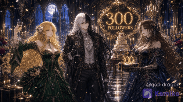 We've reached 300 followers.