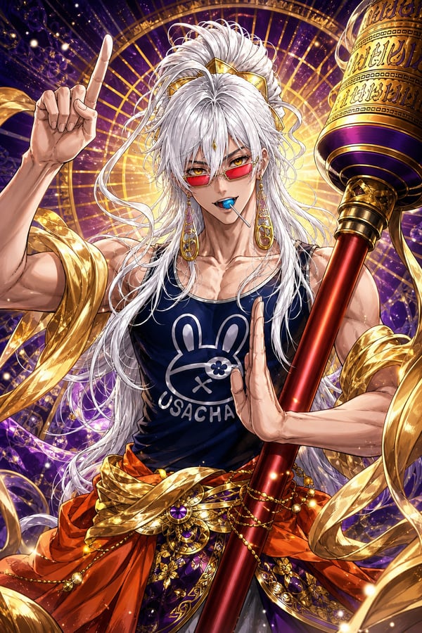 If the gods won’t choose humanity… I will. 🍭✨