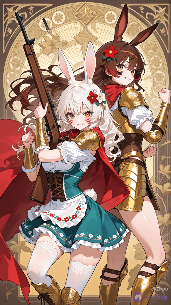 バーバリアン・バニーガール:究極のデュオ Barbarian Bunny Girl: The Ultimate Duo