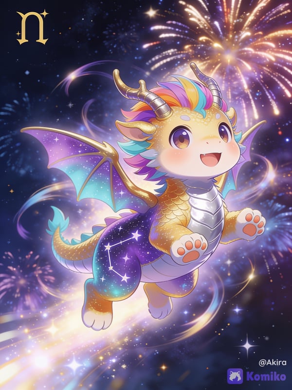 Cute Dragons ♐️🌠 (Horoscope Sagittarius)
