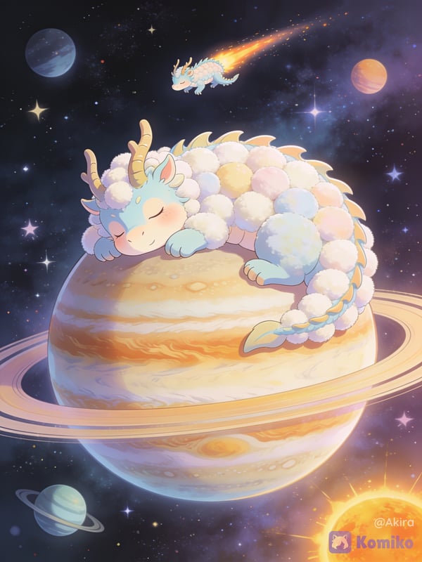 Cute Dragon 🪐 (Planet? or... something else?...)