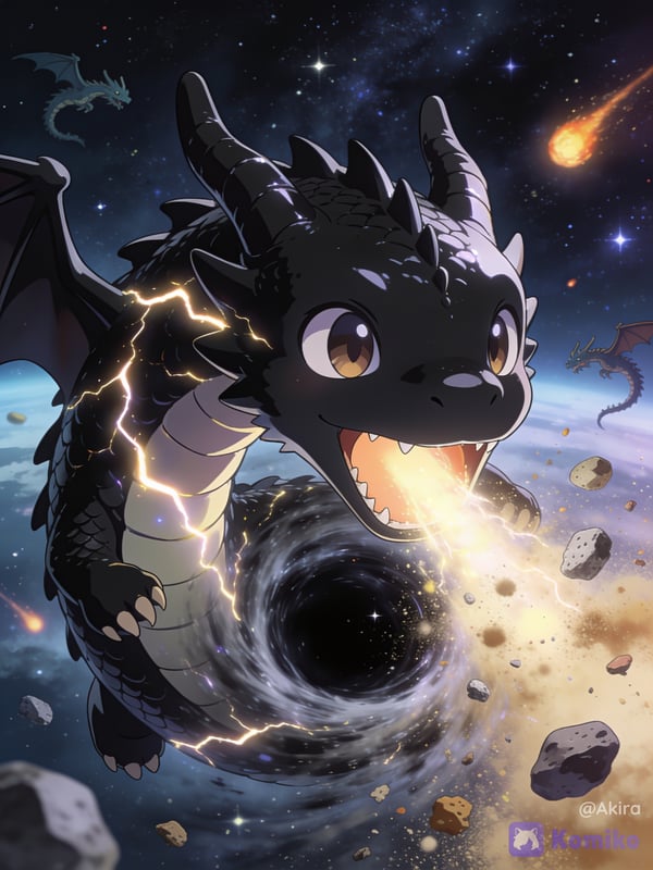 Cute Dragon 🌀⚫️ (Black hole)