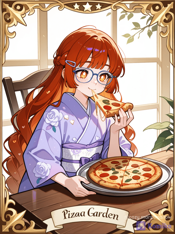 Hora del almuerso nunero 7 : Pizza versión 3